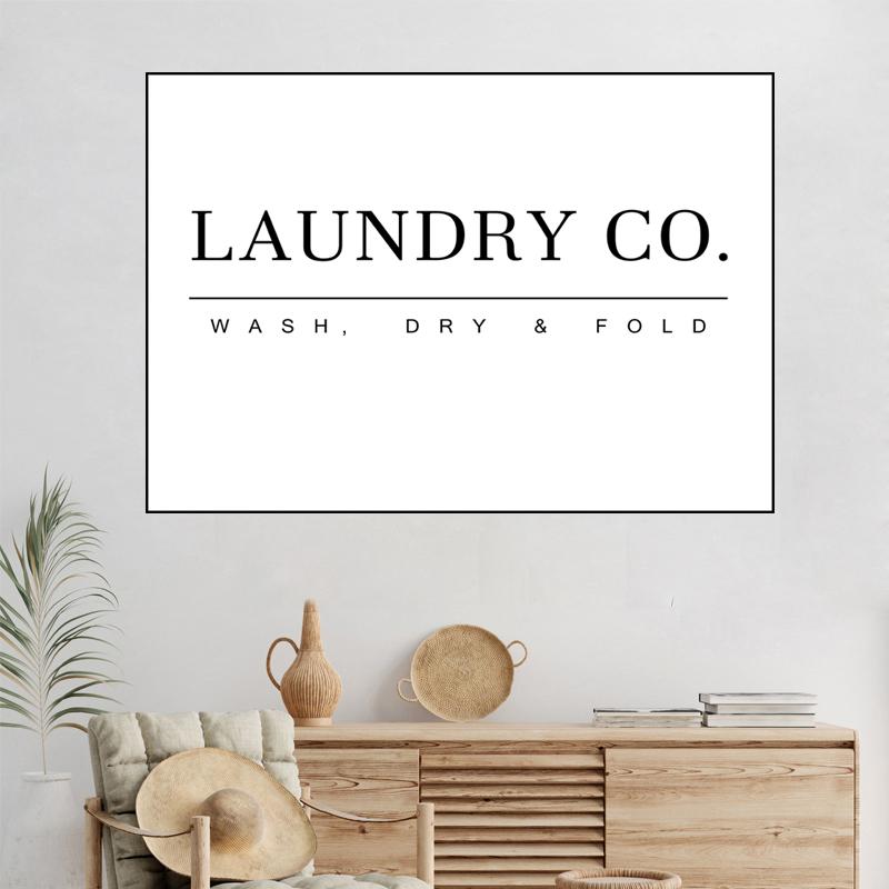 

Вывеска для стирки Стена Искусство Декор Принты Стирка Сухая Складка Руководство по стирке Плакат Искусство Холст Живопись Картина Украшение стен дома HD3100