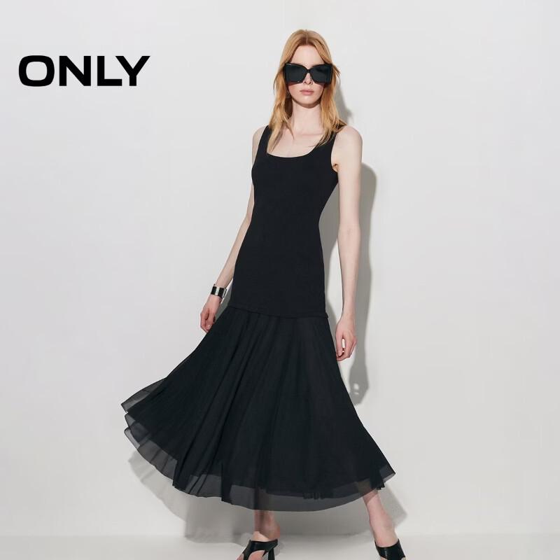 ONLY Women s U-Neck Slim-Fit Dress M