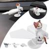 Creative Funny Cat Figurine 360° Rotating Aircraft Interior Accessories Ornaments Center Car Car Console O7J4