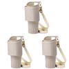 LF# Silicone Tumbler Boot Heat-Resistant Anti-Scratch Cup Accessories (Khaki)