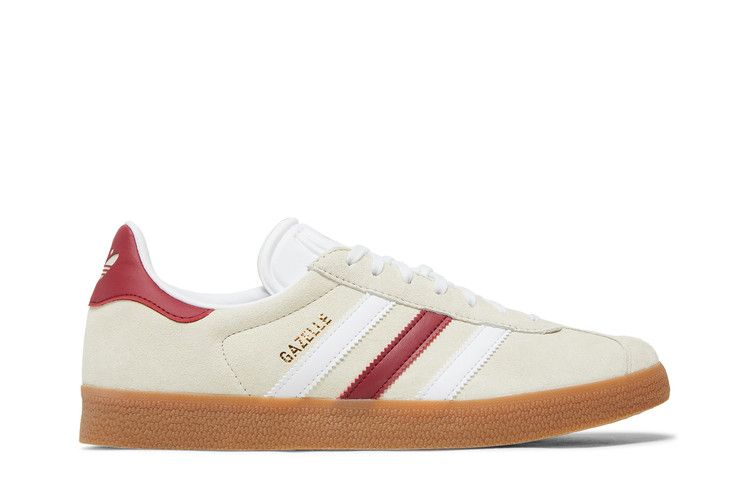 Men's Sneakers adidas Gazelle Aluminum Collegiate Burgundy Aluminium/Cloud White/Collegiate Burgundy