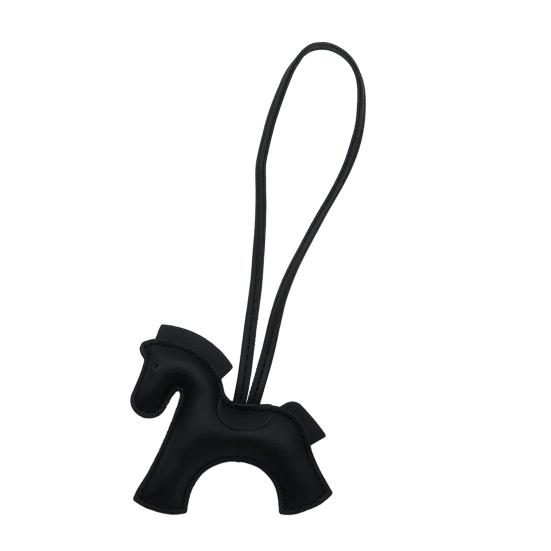 Car Ornament Faux Leather Horse Charm Small Dainty Keychain Car Interiors Purse Backpack Accessories