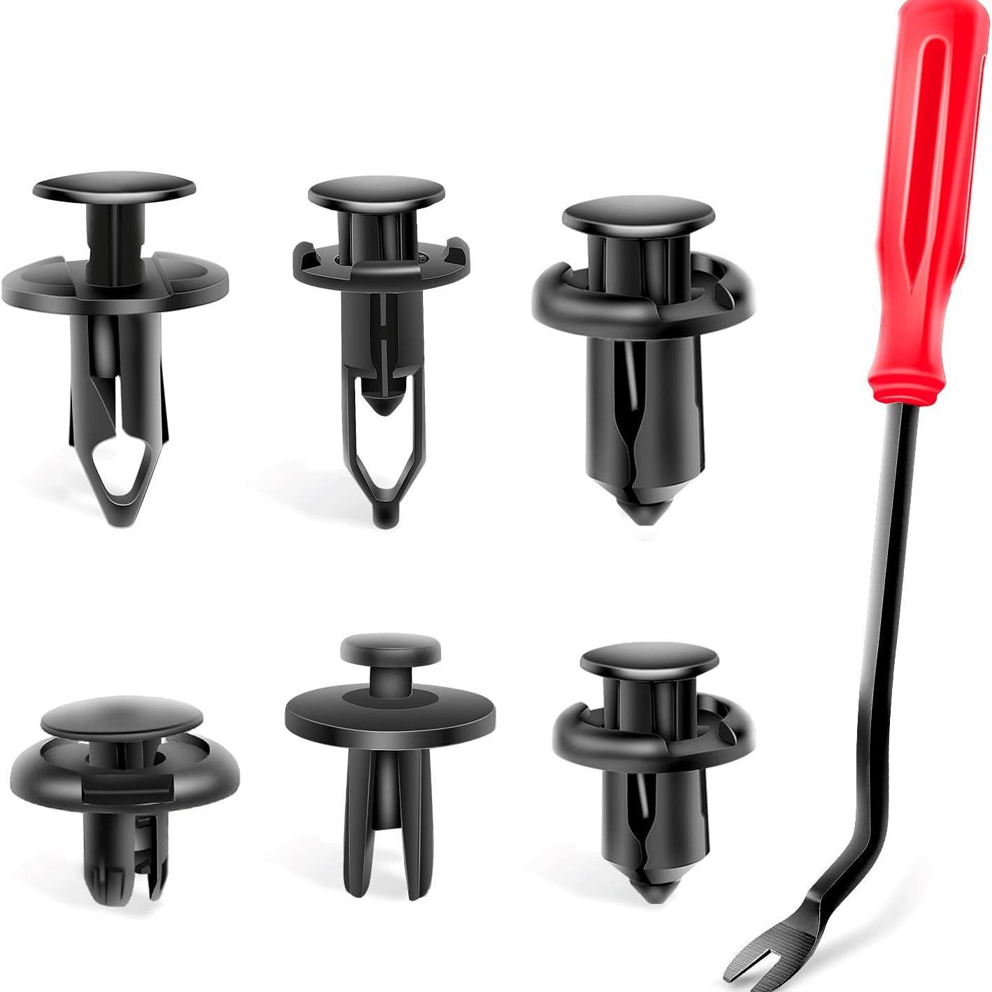 

Набор из 121 детали: заклепки и крепеж для автомобильной дверной панели из нейлона 120pcs per pack (bagged)