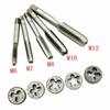 12/20Pcs Metric Hand Tap and Die Set M3-M12 Screw Thread Plugs Straight Taper Reamer Multifunction Tools