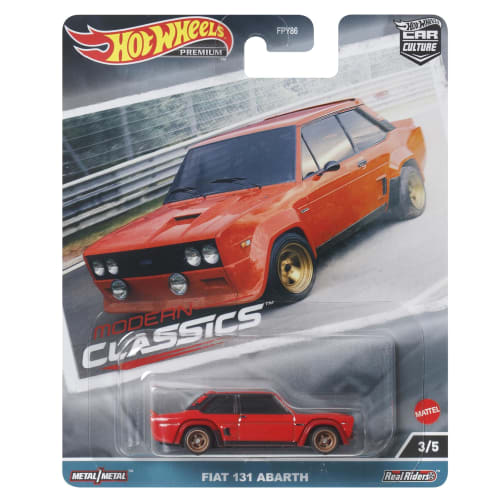Hot Wheels Car Culture Modern Classics - Fiat 131 Abarth [3 Years Old and Up] HKC64