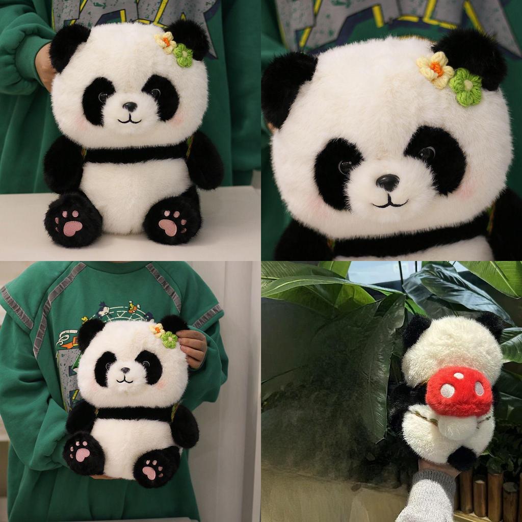 Mahjong Panda Plüschtier Weiche Niedliche Tier Stoffpuppe Für Kind Und Zum Verschenken