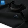 JEANSWEST LIFE Men's Fleece-Lined Round Neck Sweatshirt