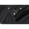 Men's Long-Sleeved Denim Shirt Casual Shirt Slim Fit Top