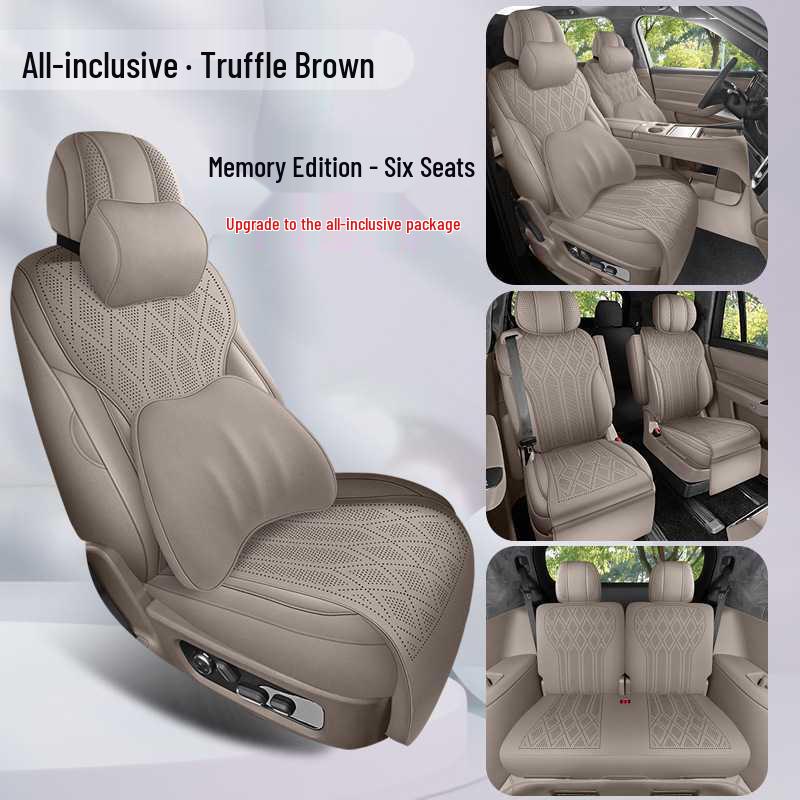 AITO M9 Suede Seat Cushions, Fit for 25 Models, All-Season, Suitable for Five/Six-Seater Cars - Car Accessories