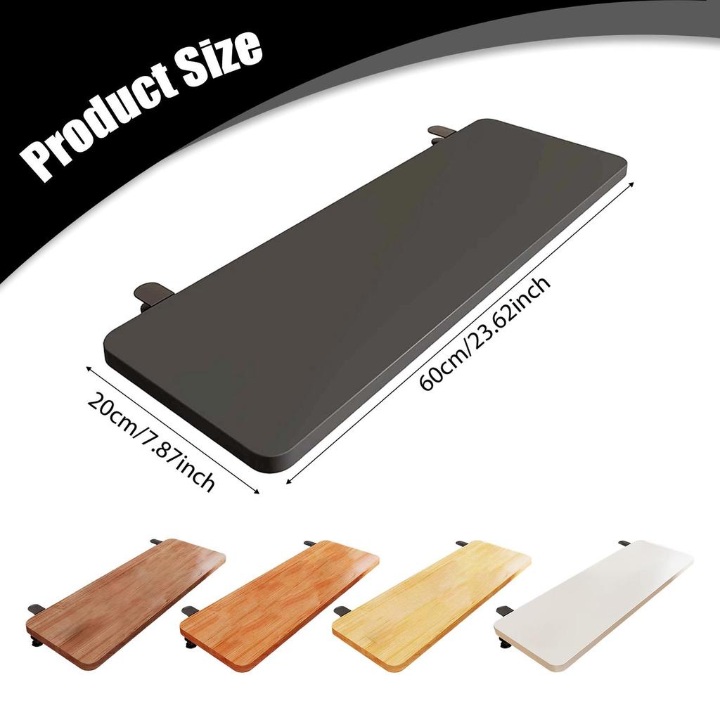 Desk Extender Tray Clamp on Foldable Desk Extender Board Keyboard Tray Easy Installation