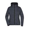 James and Nicholson Womens/Ladies Knitted Fleece Hoodie