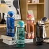 Water Bottle Summer New Bouncing Cup with Lifting Rope Large Capacity Tea Separation Tea Cup Student Outdoor Portable Sports Water Cup