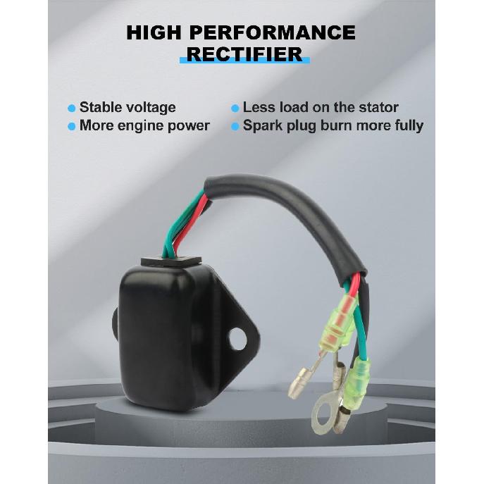 ECCPP Voltage Rectifier Regulator 89-96 for Kawasaki JF650 TS 92-95 for Kawasaki JF650 X2 91-95 for Kawasaki JL650 SC 92-93 for Kawasaki JS650 650SX