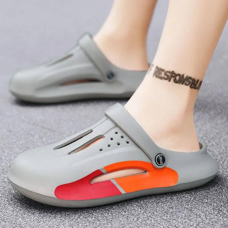 Men's Shoe Platform Sabot Male Slipper Soft Slides Casual Eva Cheap Shoes Liquidation Comfortable Summer Sale Elegant Mascullino