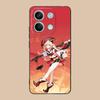 Game GI Yanfei Matte TPU Mobile Phone Case for POCO M7 M6 M5 M4 M3 X7 X6 X5 X4 X3 Pro GT 5G Colorful Printing Cover