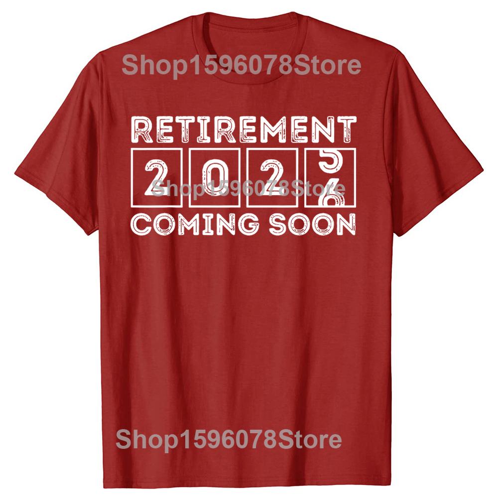 Funny Retirement 2026 Funny Soon to Retire Cotton T-shirts Men Women's Fashion Casual Tshirt Loose Oversized Streetwear T Shirt