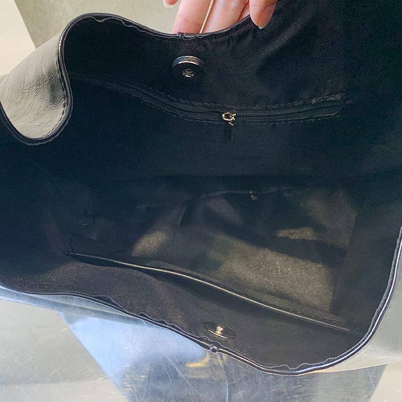 Yogodlns New Women Soft PU Leather Handbag Luxury Design Underarm Hobo Shoulder Bag Clutch Casual Large Capacity Dumpling Pouch