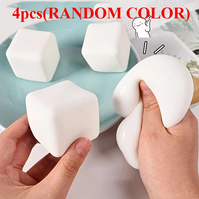 Squishy Tofu Stress Balls  Sensory Toys Stress & Anxiety Relief Fidget Toys Dough Water Ball Gifts Bulk For Adults Kids