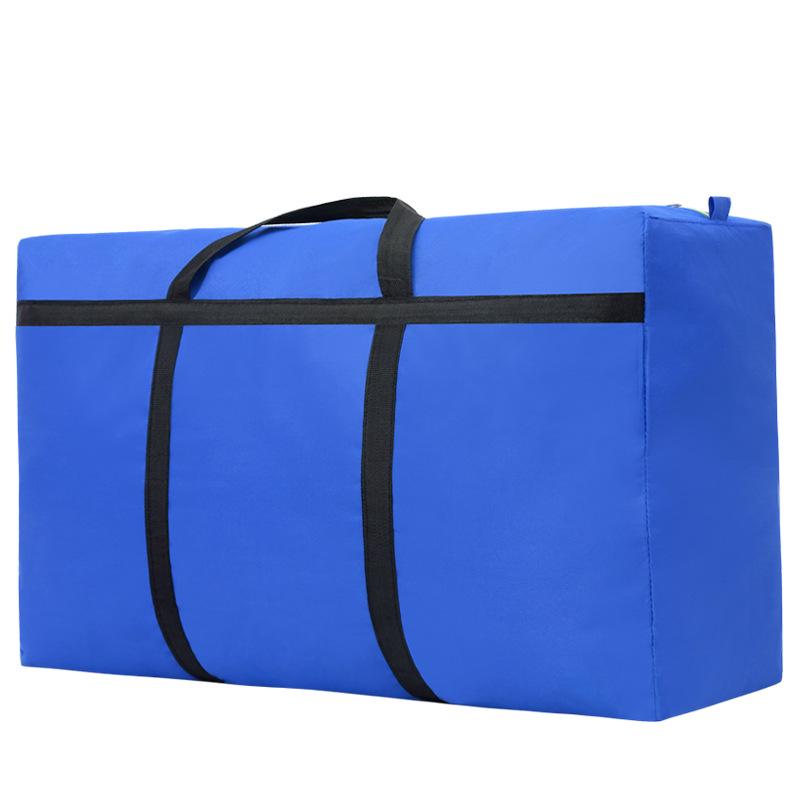 Large Oxford Cloth Storage Bag - Solid Color Moving & Packing Bag with Handle