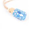1pc 12ml Car perfume bottle Hanging Air Freshener Perfume Diffuser Floral Art Printed Car Interior Decoration