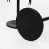Iron Art European Style Living Room Candle Holder Desktop Ornaments Black Chic Candlestick Decorative Home Decoration