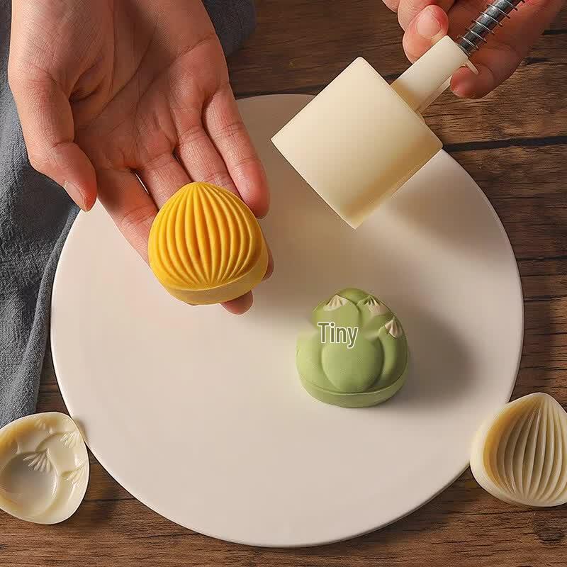 Hand-Press Mondkuchenform-Set