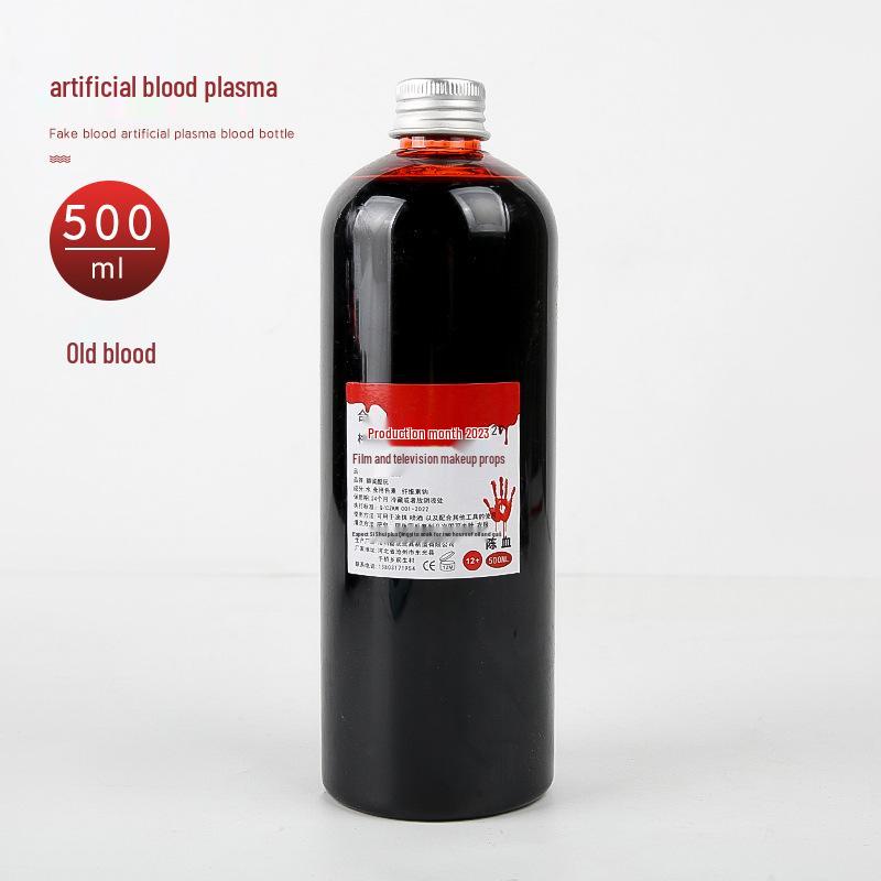 Edible Plasma Fake Blood Spray & Vomiting Blood Capsule for Halloween Makeup & Film Pranks