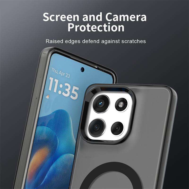 Transparent Case For Motorola Moto G100 Pro Case Moto G100 Pro Magnetic Adsorption Wireless Charge Cover For Moto G100 Pro Case