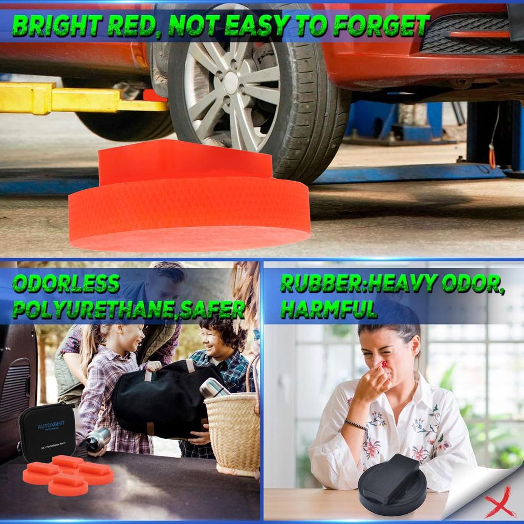 Jack Pad Garage Jack Up Adapter Made of Polyurethane for