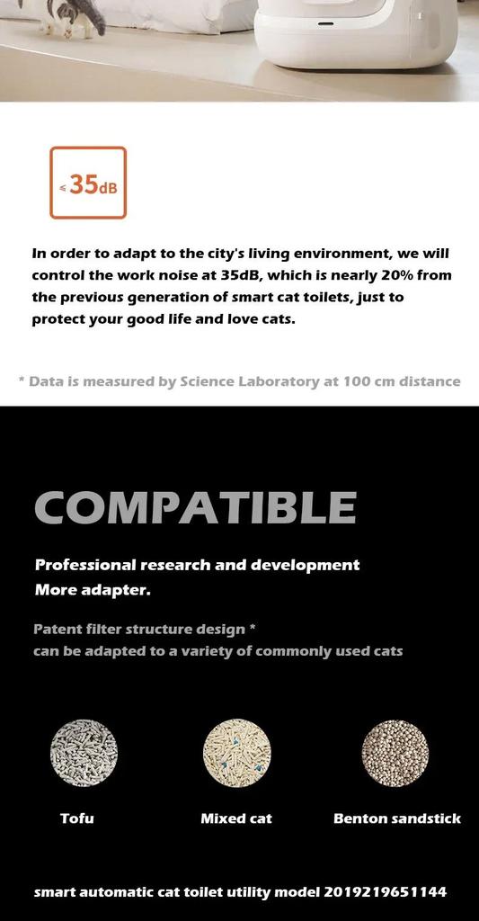 PETKIT Intelligent Self-cleaning Automatic Cat Sand Basin Belt Application International Version PURA Latest Model Max-2 Smart Life