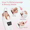 Electric Vacuum Suction Blackhead Remover Facial Pore Cleaner Comedone Spot Acne Pimple Blackhead Extractor USB Rechargeable