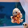 Funny Ghost Pendant 2D Acrylic Car Hanging Decor Ghost Design Backpack Charm Halloween Festive Party Decoration