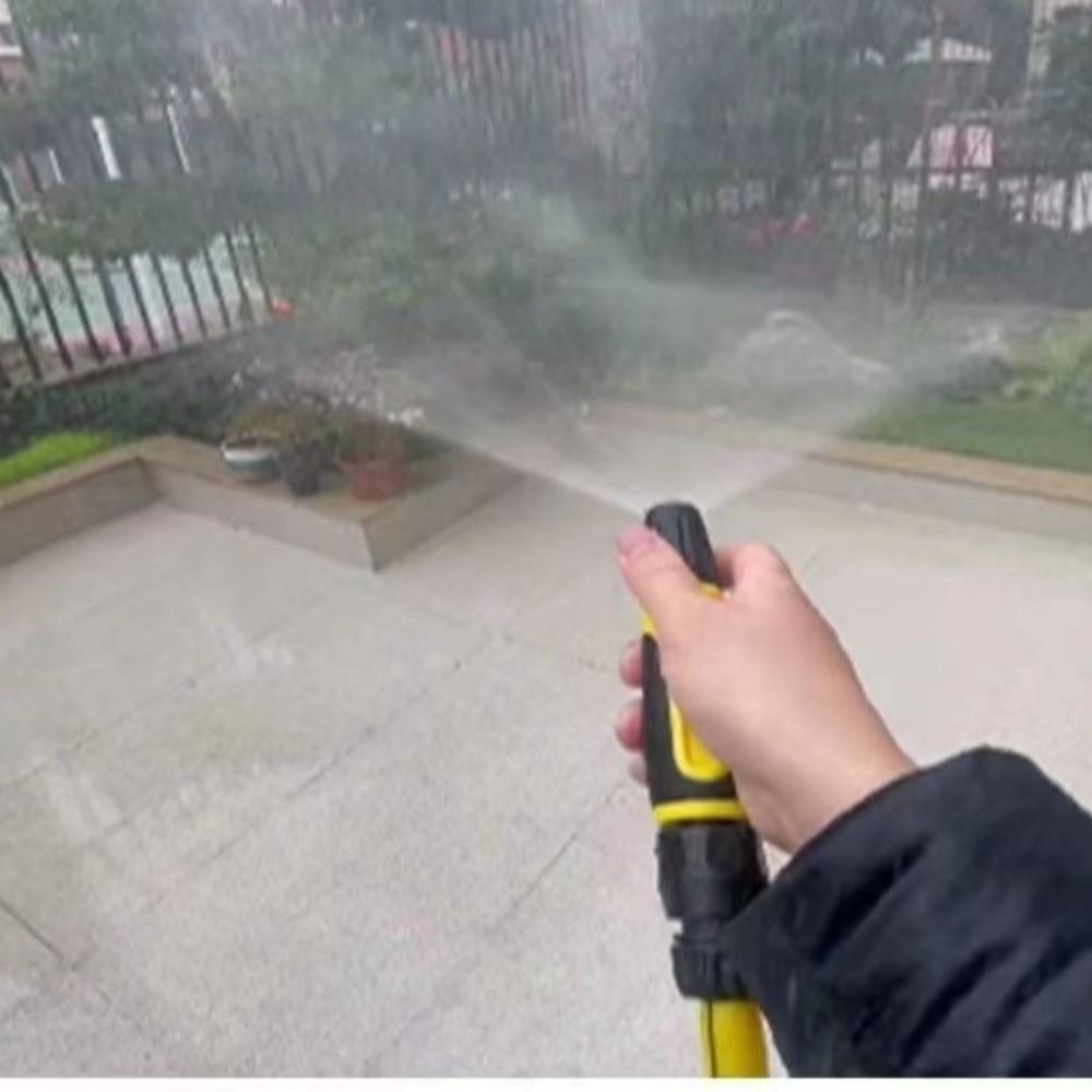 Adjustable High Pressure Nozzle Portable Plastic Car Cleaning Tool Pipe Fittings Garden Watering Nozzle Garden Irrigation