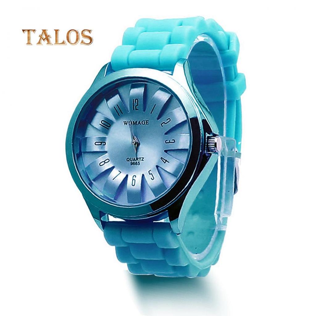 Bandă din silicon cu jeleu, cadran cu flori, ceas sport, bărbați, femei, cuarț, accesorii pentru bibelouri