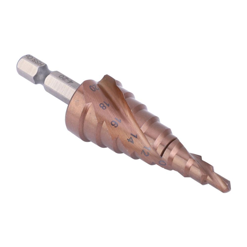 Multifunctional Hole Opening Tool Cobalt Coating Hole Cutter Durable Step Drill Bit  Wood