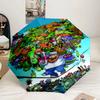 Vibrant Battle Zombies Umbrella 8-Frame for Travel, camping, Casual Lightweight Portable Umbrella, Essential for every family Holidays Gift