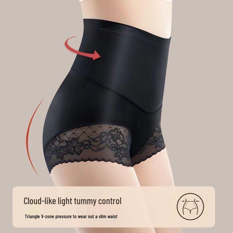 Douyin Trending High-Waist Tummy Control & Hip-Lifting Seamless Shaping Panties for Women - Slimming, Breathable, Summer-Ready