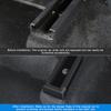 4Pcs Car Seat Slide Rail Cover Protector Parts Automotive Interior Accessories Car Seat Front Rear End Pieces Slide Protection