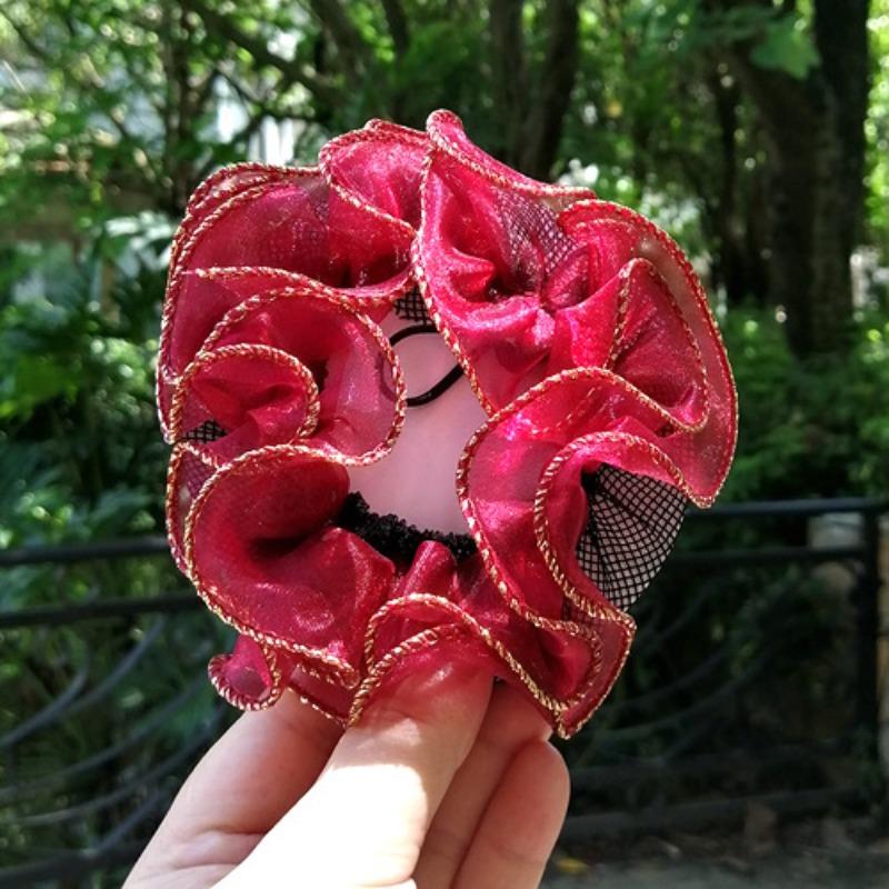 Invisible Hairnet Net Pocket Seamless Headband Girls Ballet Dance Headwear Hair BunHeaddress Hair Accessories Headpiece