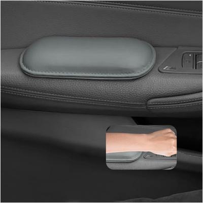 2-pack Car Door Armrest Mats, Soft Leather and Memory Foam, Protects Elbows and Knees, Universal Type.