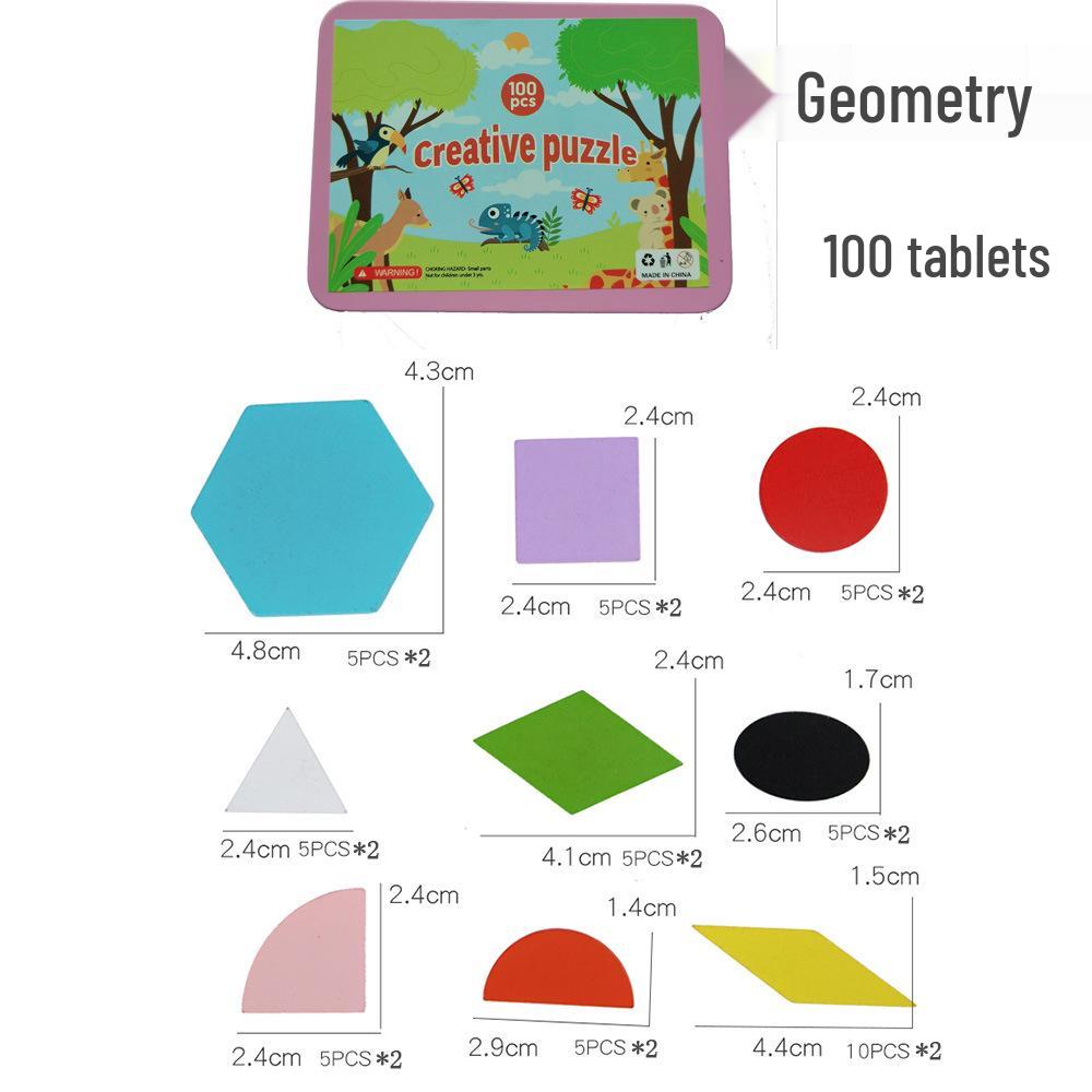 

Children s Geometric Shape Tangram Puzzle: Early Education Toy for Ages 3-6