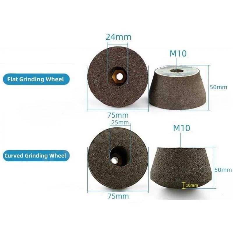 Stone Grinding Head Emery Sanding Disc M10 Diamond Polishing Wheel Granite Marble Tile Trimming Cup Type