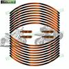 For Z400 Z 400 Motorcycle Accessories 17 Inch Front and Rear Wheel Decals Fairing Hub Reflective Stripe Stickers Decoration