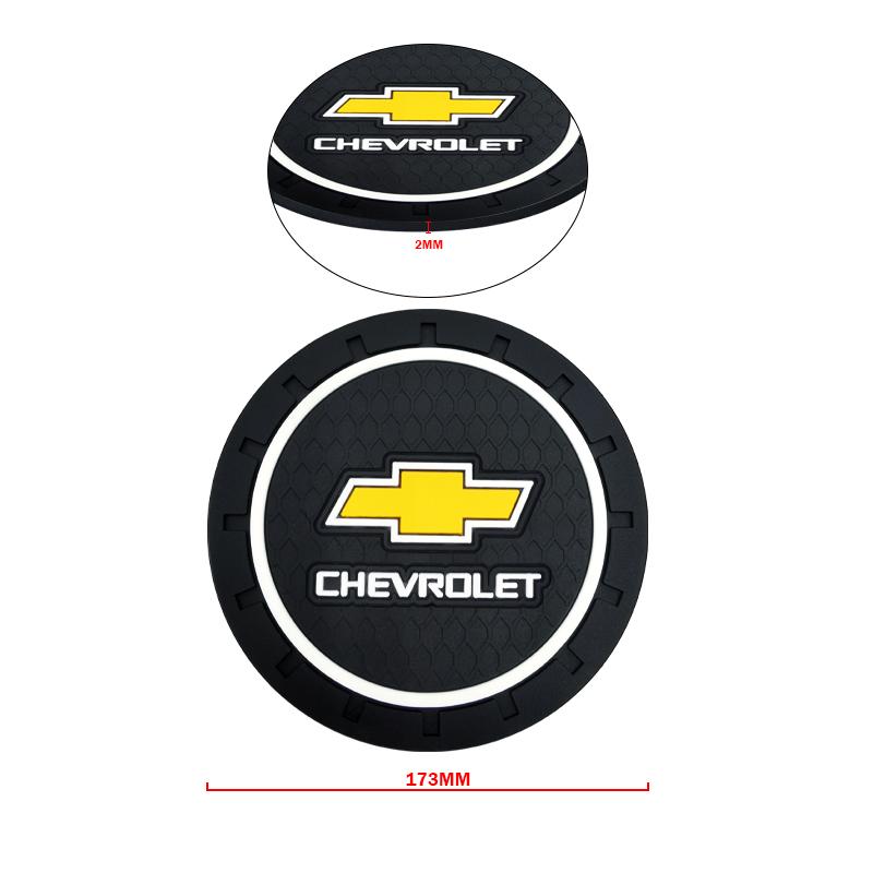Auto Cup Holder Anti Slip Insert Coasters Pads Interior Accessories For Chevrolet Cruze Captiva Malibu Trax Camaro Sonic Tahoe Impala Equinox Suburban