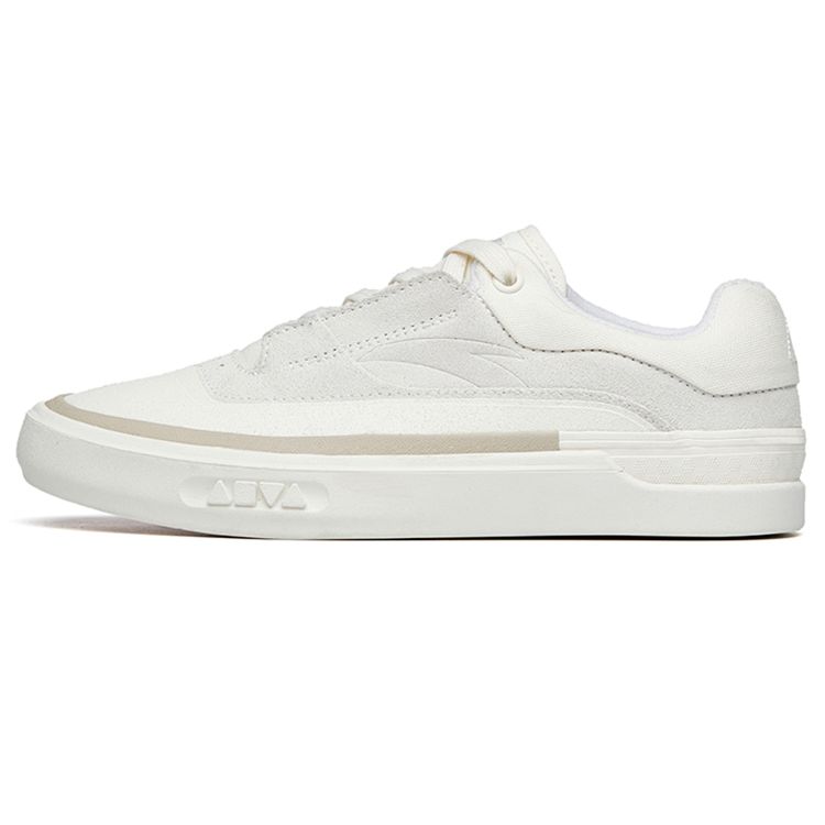 Anta Aoli All-Terrain Skateboarding Low-Top Shoes Women Sneakers White 122218011-2