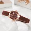 Ladies Small Dial Watch Alloy Luxury Quartz Watch Comfortable Silicone Band Fashion Watch