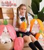 Influencer-Inspired Strawberry Bunny Plush Toy: Cute, Soft Hugging Doll for Girls