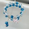 Cat's Eye Moonstone Butterfly Bracelet for Women – Trendy, Versatile Beaded Design, Perfect Student Gift