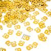 Golden 50 Confetti, Number 50 Table Scatter, Decorations For 50th Birthday Party Celebration, 50 Anniversary Decor