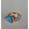 Hot Sale Popular Peach Heart White Opal Ear Buckle European and American Simple Design Advanced Ins Niche